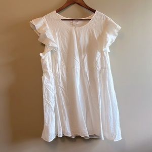 White Polkadot Andree Dress